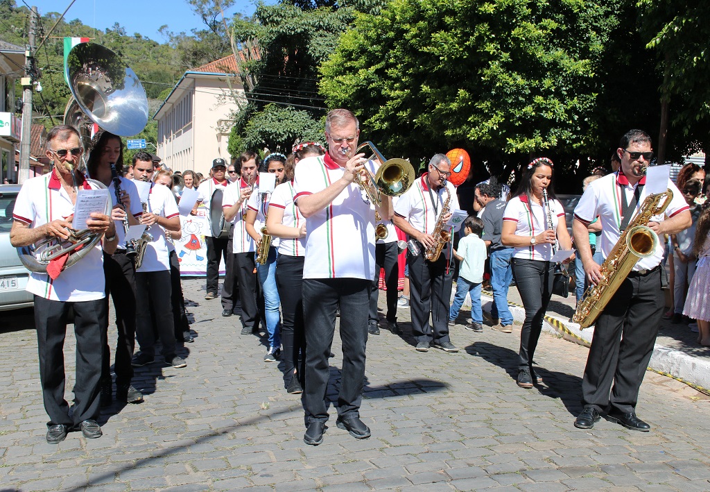 A banda do Circolo Trentino também irá desfilar. Foto: Leo Meira