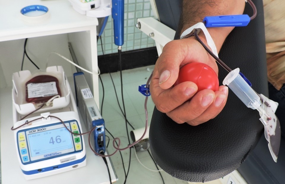 Doações de sangue caem durante a pandemia