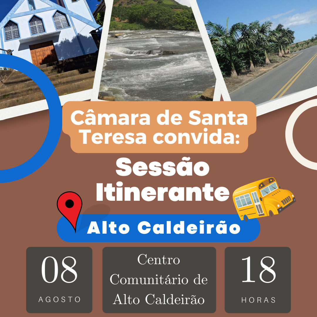 Projeto Câmara Itinerante prossegue com sessão em Alto Caldeirão