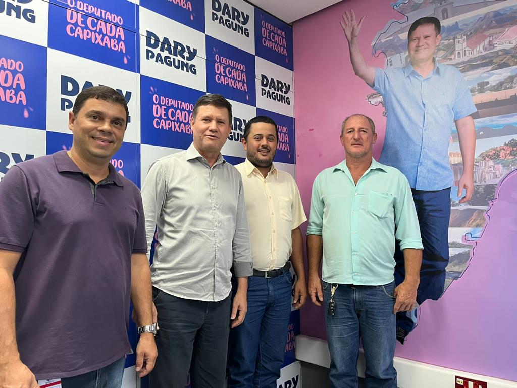 Bruno Araújo, Vermelho e Paulo Vitor se reúnem com deputado Dary Pagung