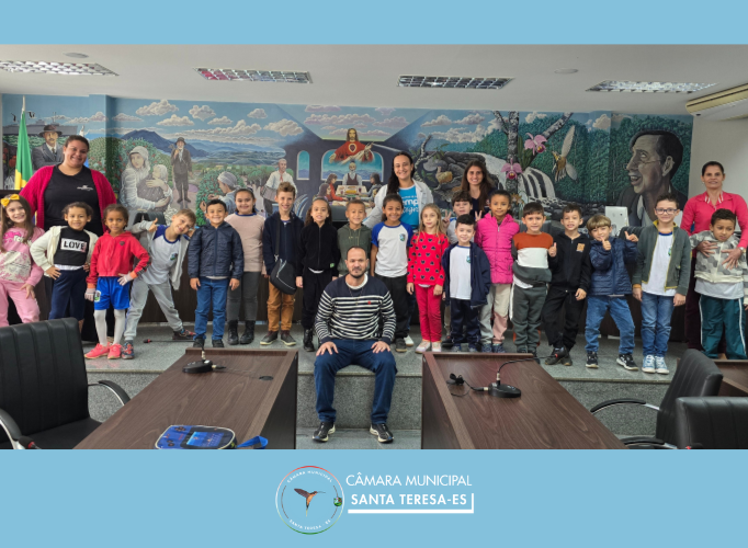 Visita dos alunos da escola Visconde de Inhaúma
