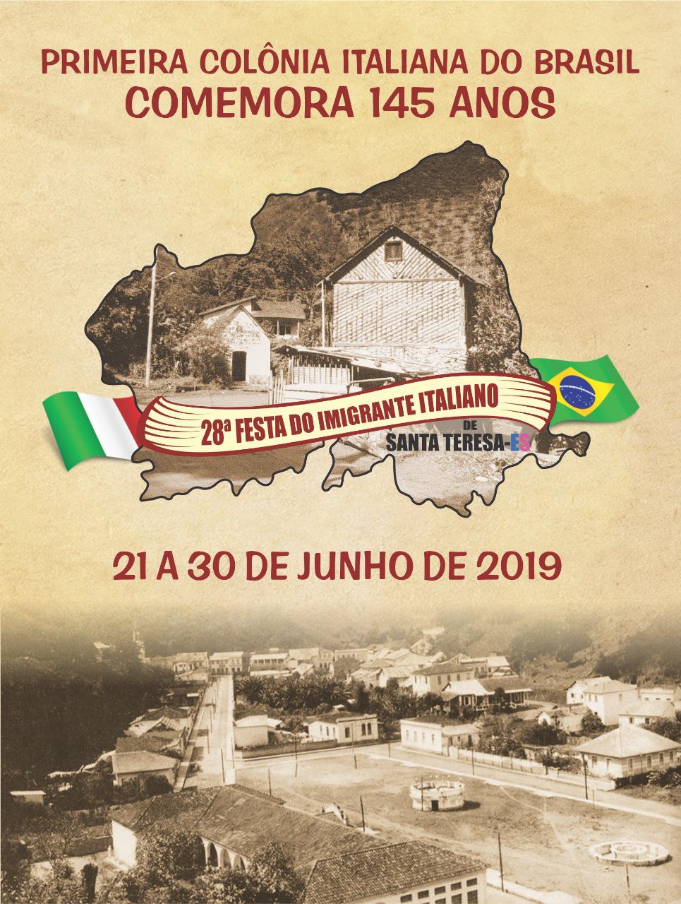 Programação da 28ª Festa do Imigrante Italiano de Santa Teresa