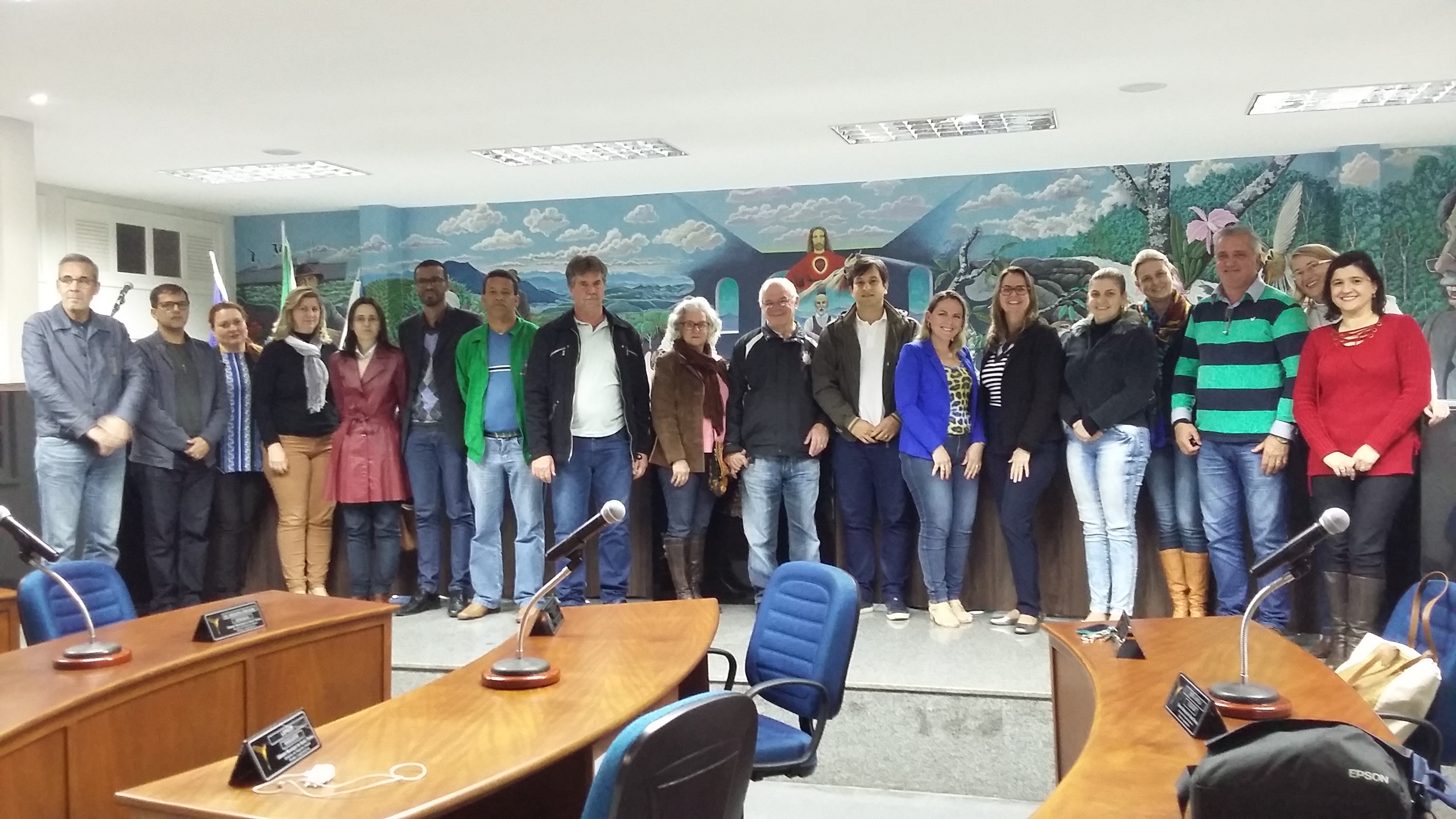 Alguns dos participantes da prestação de contas do 1º quadrimestre de 2017 da Secretaria Municipal de Saúde