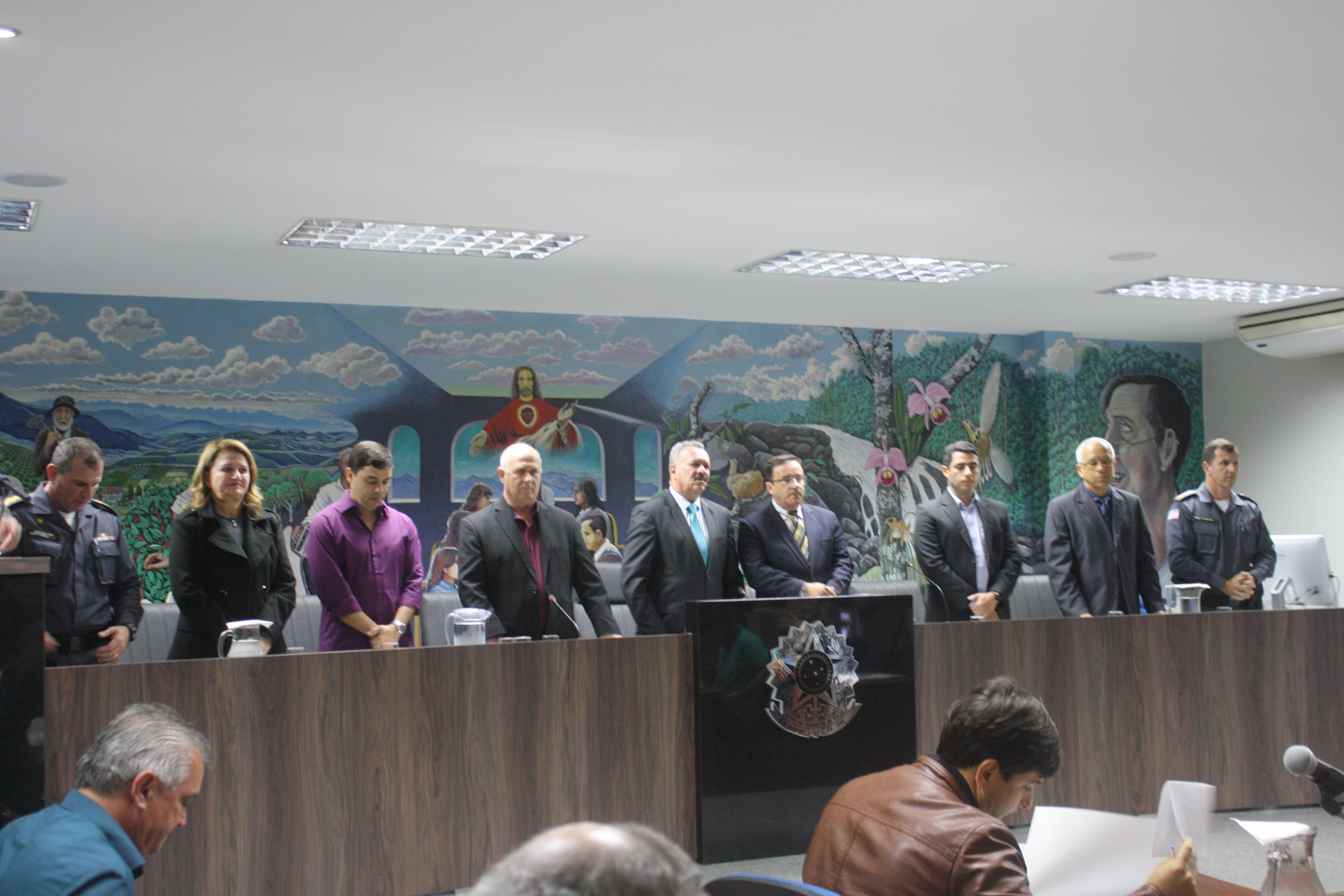 Formação da mesa com convidados