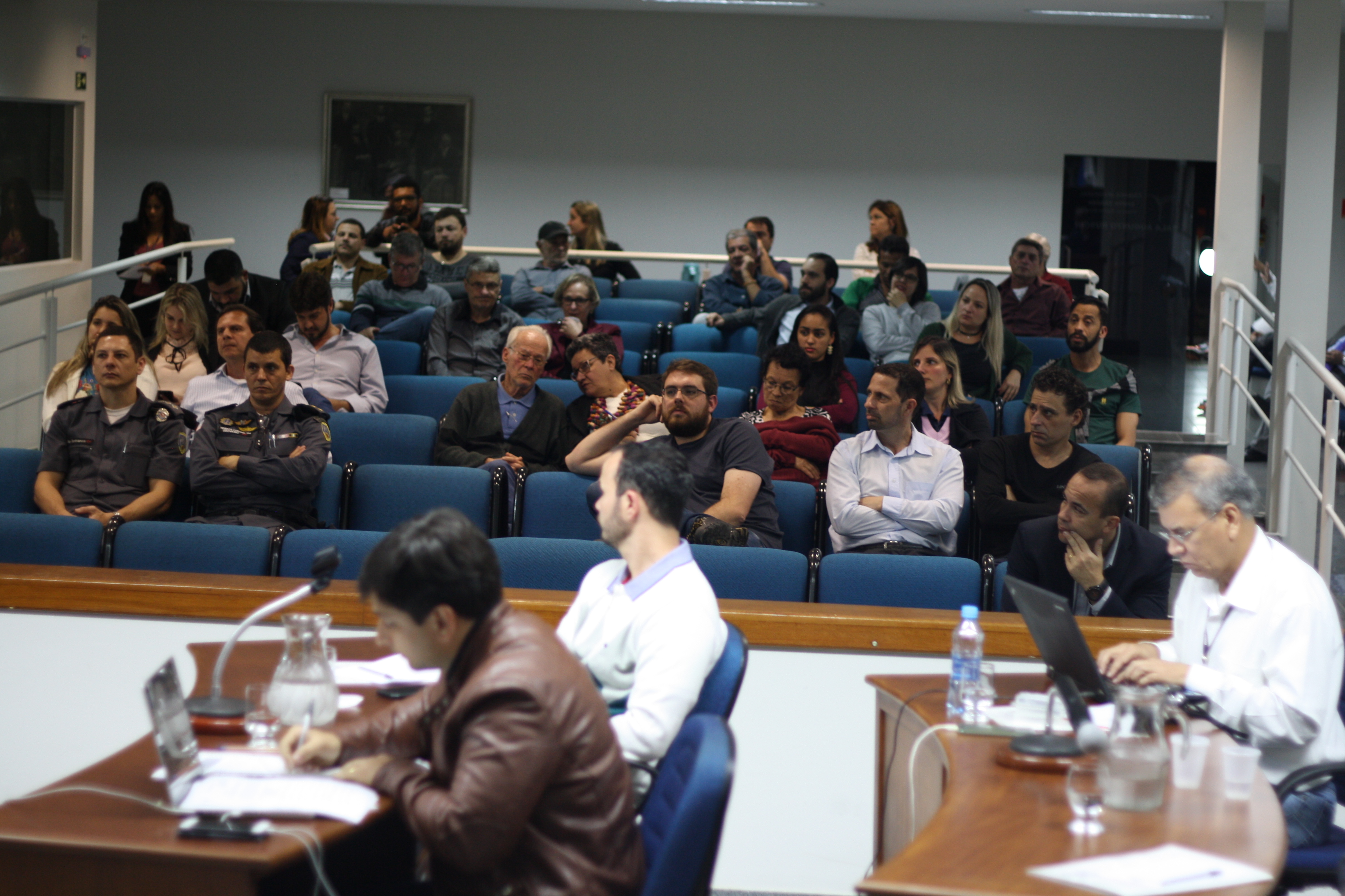População participando da Audiência Pública de Estruturação do Conselho Municipal de Segurança
