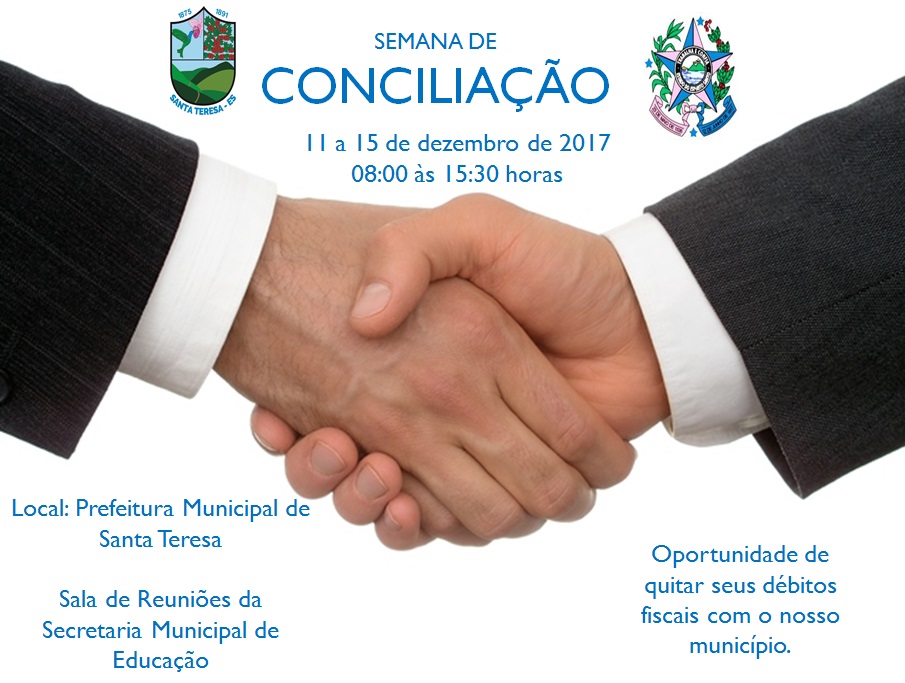 Fique atento à Semana de Conciliação no Município