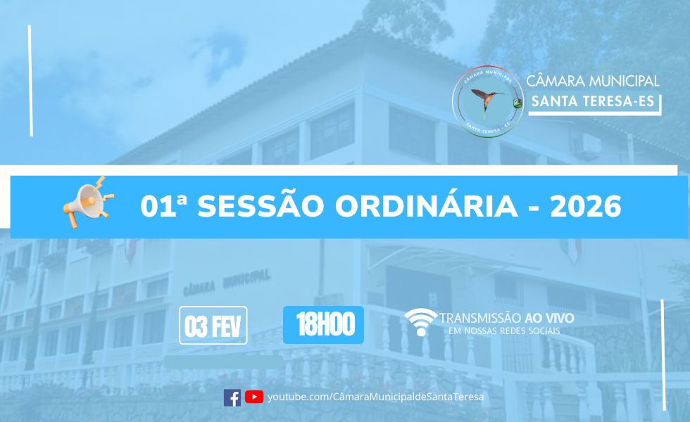 Convite à população - Abertura do Ano Legislativo 2026