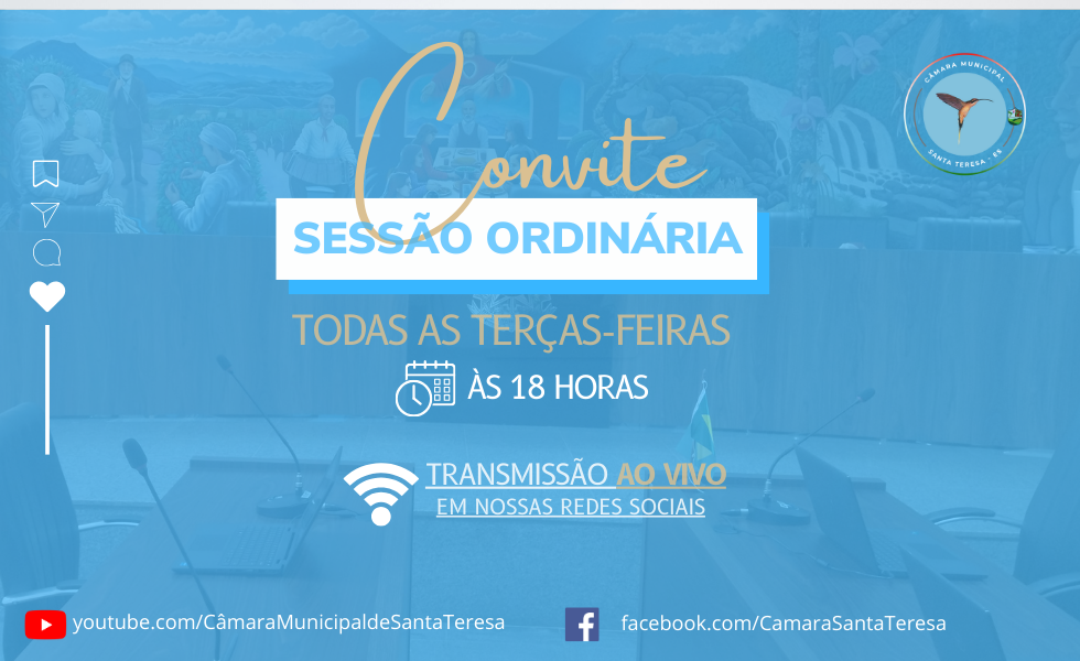 Convite Sessão Ordinária