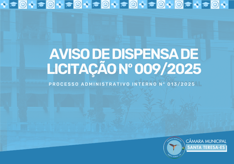 AVISO DE DISPENSA DE LICITAÇÃO Nº 009/2025