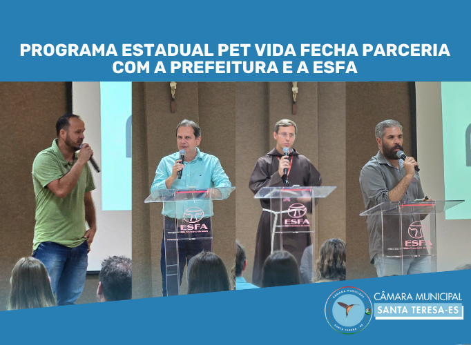 PROGRAMA PET VIDA PRESENTE EM SANTA TERESA