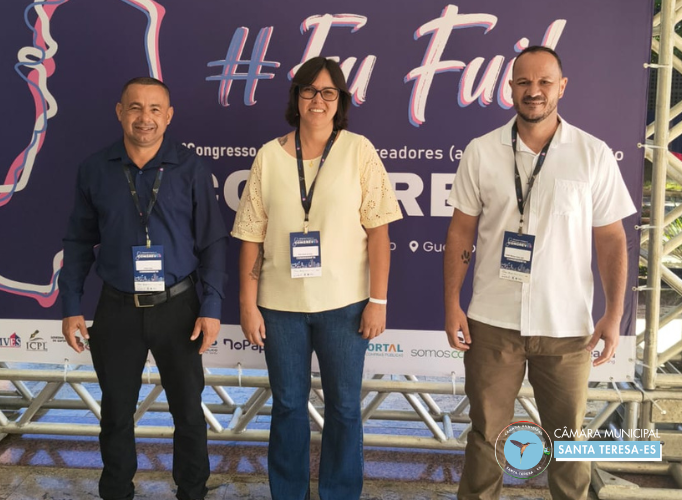 Representantes da Câmara de Santa Teresa participam do VIII CONGREVES em Guarapari