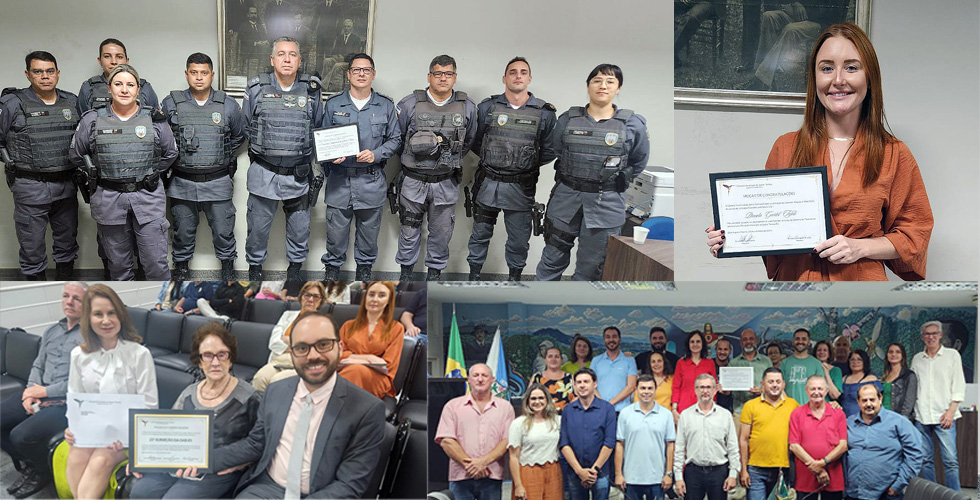 Câmara Municipal de Santa Teresa homenageia importantes contribuições ao município com Moções de Congratulações e Agradecimentos