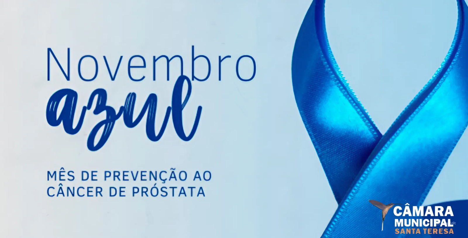 Novembro Azul: Câmara Municipal de Santa Teresa Apoia a Saúde do Homem
